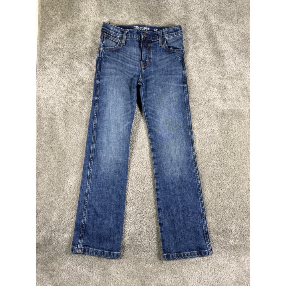 Wrangler Retro Slim Boot Jeans Medium Wash Denim Western 26x26.5